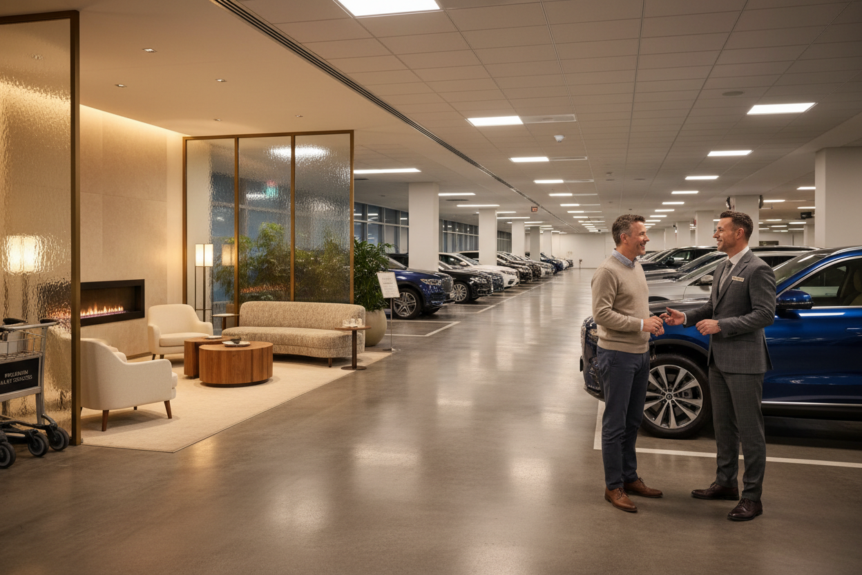 Comfortable valet parking